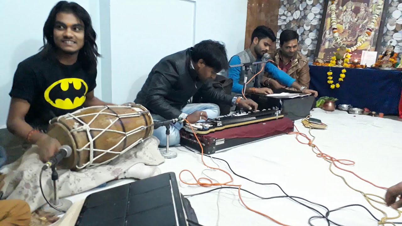 सचिन विश्वकर्मा ढोलक मास्टर पवन गिरी बैंजो मास्टर  Shyam Bhakt Parivar ki music Rhythm #Alxprajapati