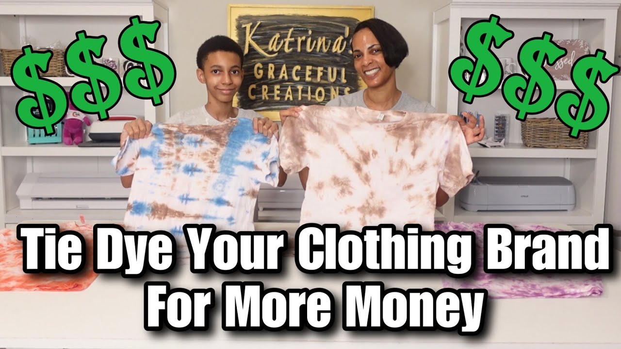 TIE DYE Your Streetwear Brand to Make More Money | Using Bella + Canvas Blanks