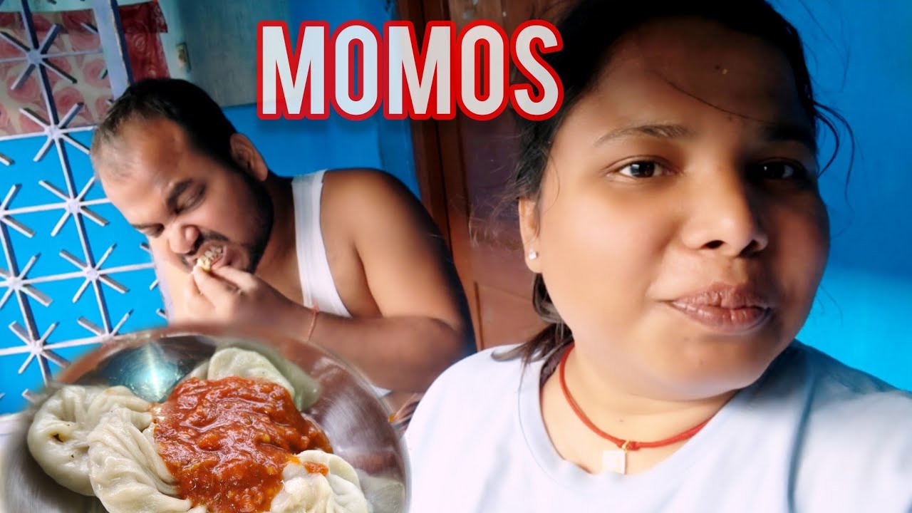 Momos Khaiki Maja Asigala😋Ghara Prastuti Momo👌