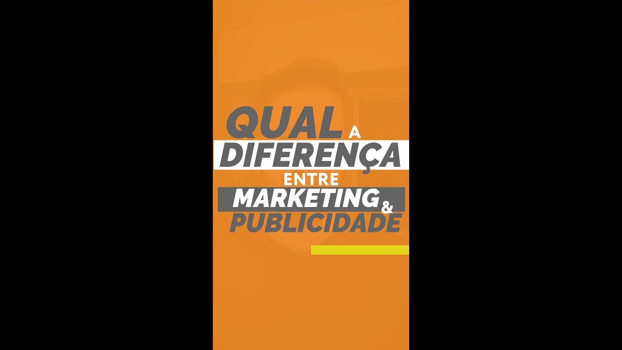 Qual a DIFEREN&Ccedil;A entre MARKETING e PUBLICIDADE?