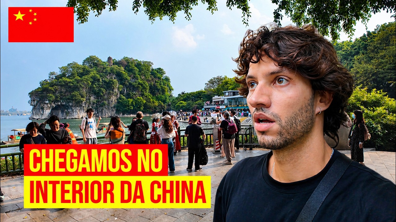 Chegamos em GUILIN! Uma das cidades mais BONITAS da CHINA 🇨🇳 #china #asia #vlog #guilin #viagem