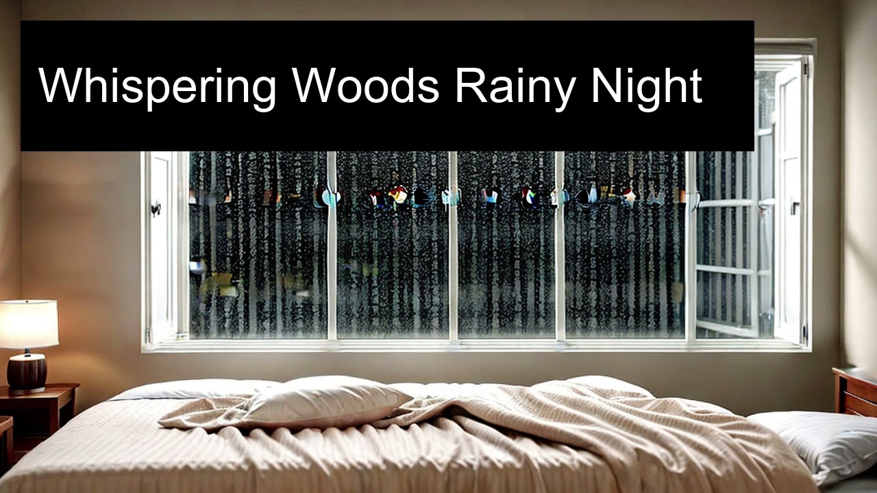 Whispering Woods Rainy Night | Quiet After Midnight