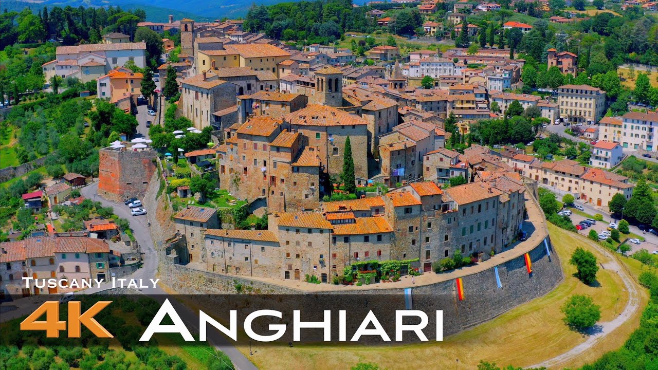 ANGHIARI 🇮🇹 Drone 4K Aerial | Tuscany Italy