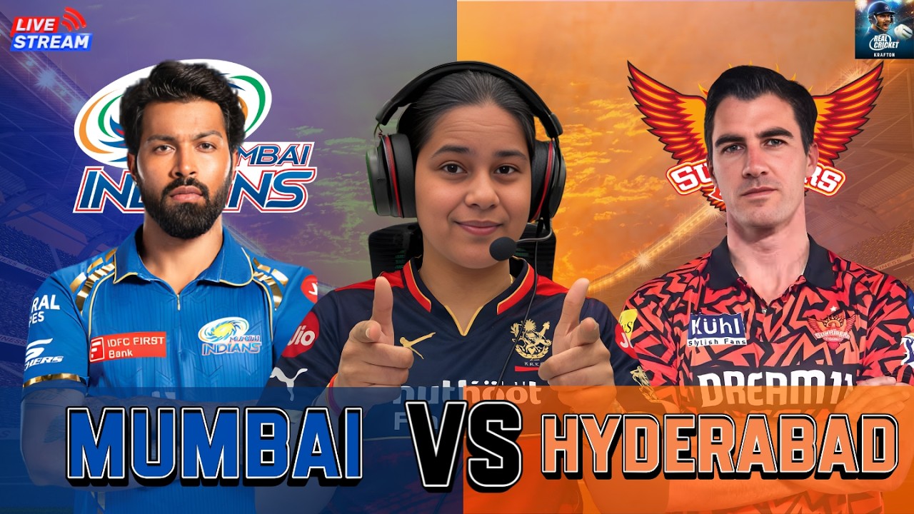 🔴MI VS SRH LIVE | Real Cricket Auction 🏏