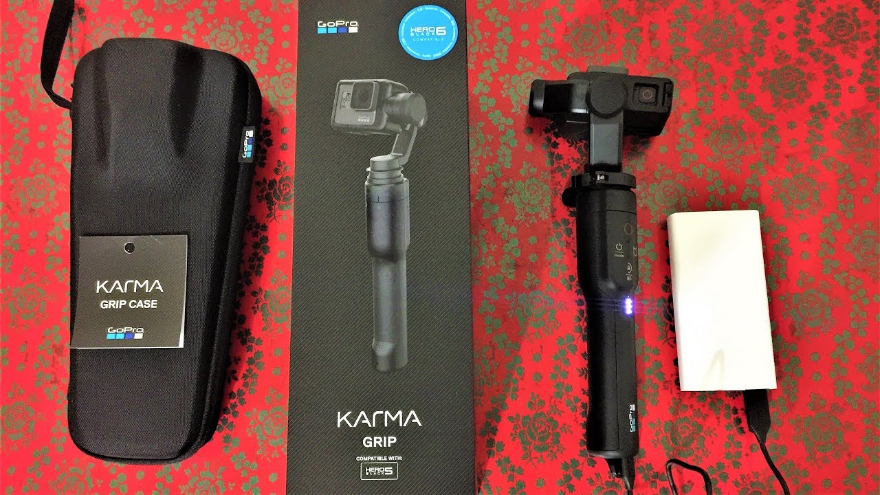 Unboxing GoPro Karma Grip - Karma Case - GoPro Gimbal, Setup, Test Footage, Firmware Update