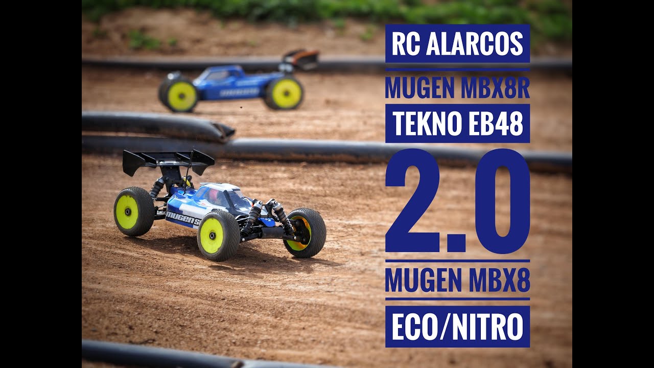 MUGEN MBX8R TEKNO EB48 2.0 Y MUGEN MBX8 ECO/NITRO RC ALARCOS