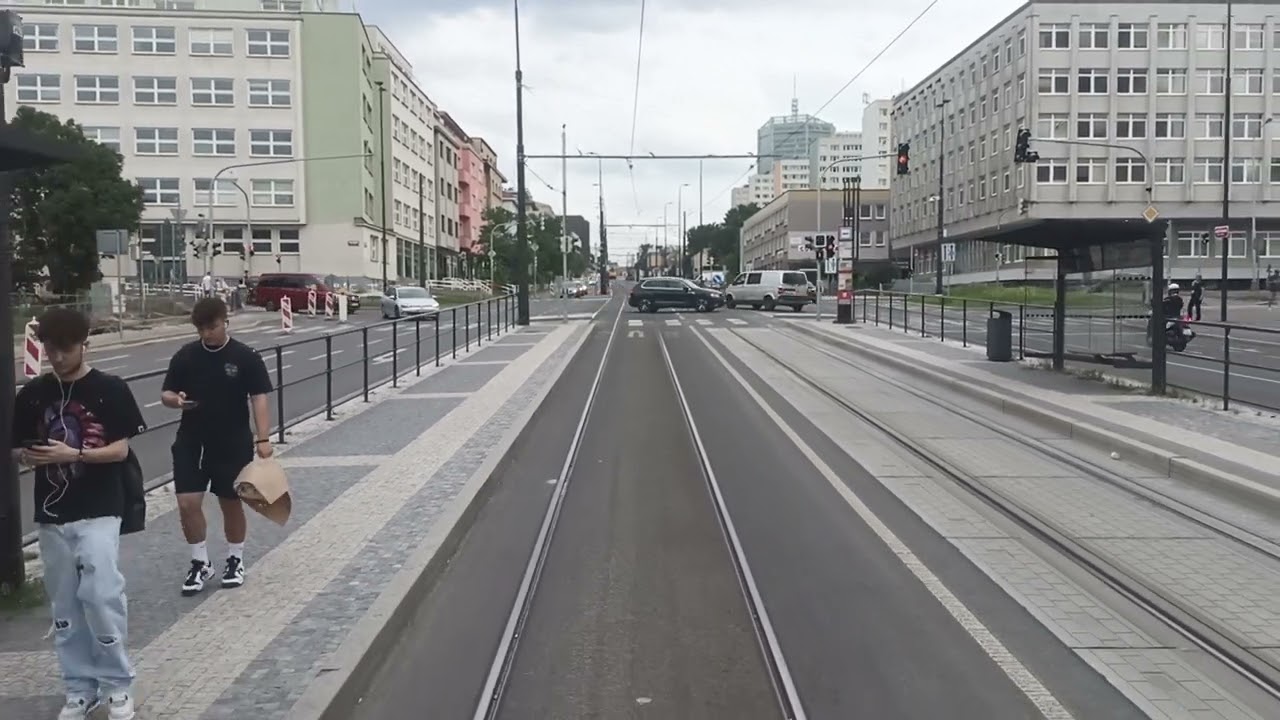 Prague Tram Routes: Vozovna Pankr&aacute;c - Palouček