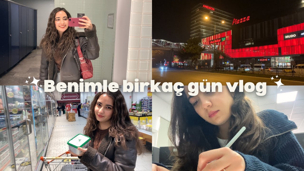 VLOG | Benimle birkaç gün, alışveriş, iftar, üniversite günlükleri | Samsun✨ #vlog