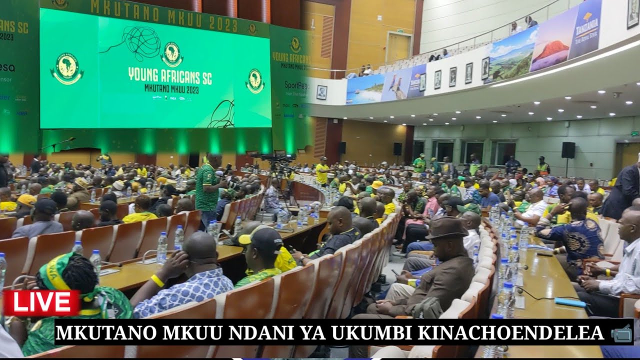 🔴#Live_ MKUTANO MKUU WA YANGA NDANI YA UKUMBI KINACHOENDELEA VIONGOZI MBALIMBALI WAKIWASILI