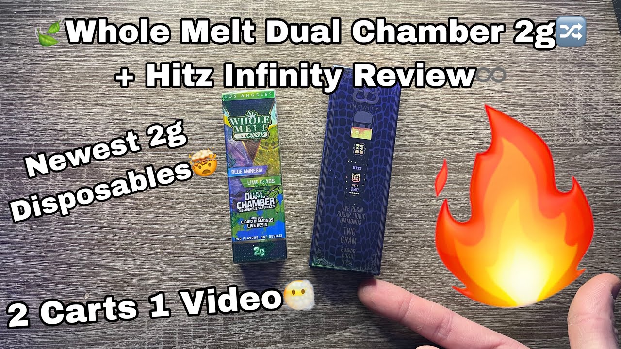 Hitz Infinity 2g Disposable♾️🍃+ New Wholemelts Dual Chamber🔀 2g Disposable Review💯(GOT TOO FADED😵&zwj;💫)
