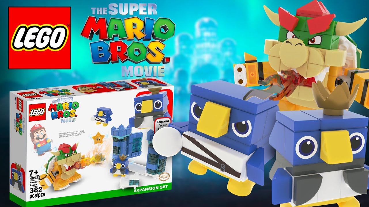 NEW Lego THE SUPER MARIO BROS MOVIE set Bowser's Assault...