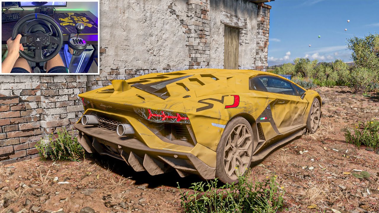 Restore - Lamborghini Aventador SVJ | Forza Horizon 5 (Steering Wheel + Shifter) Gameplay