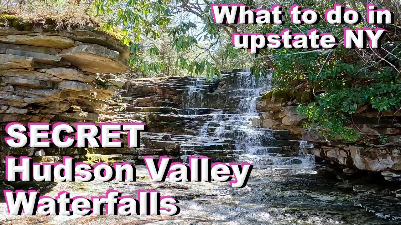 Waterfalls in Upstate New York at Minnewaska State Park near New Paltz New York