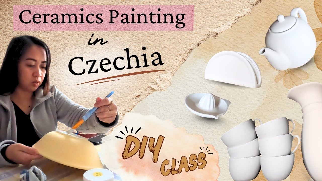 Ceramics Painting First Experience | Filipina in Czech