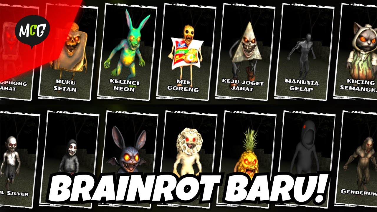 Semua Anomali Brainrot Baru di Game Hantu Brainrot Sahur 3D!