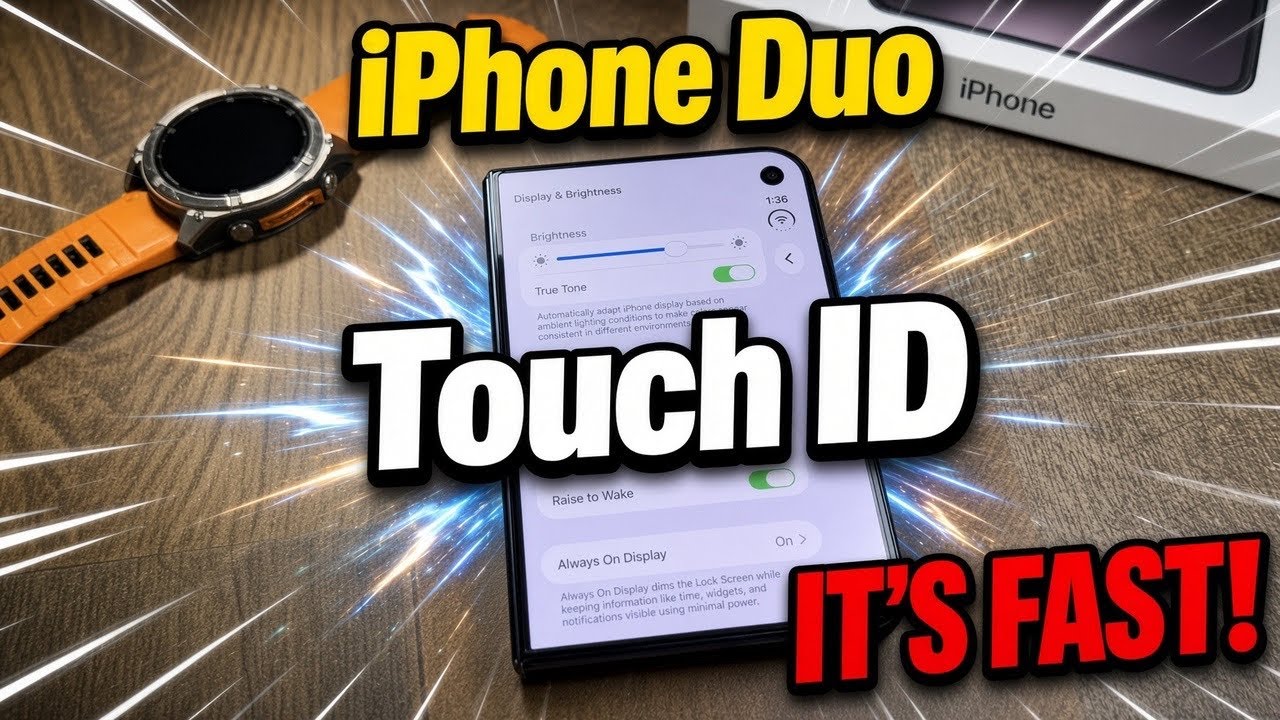 iPhone Duo &mdash; Touch ID &mdash; ОН БЫСТРЫЙ! 🔥