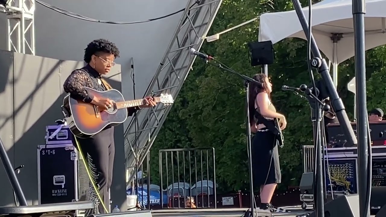 Amythyst Kiah - Trouble So Hard, July 14, 2023, Vancouver Folk Music Festival, Jericho Beach Park