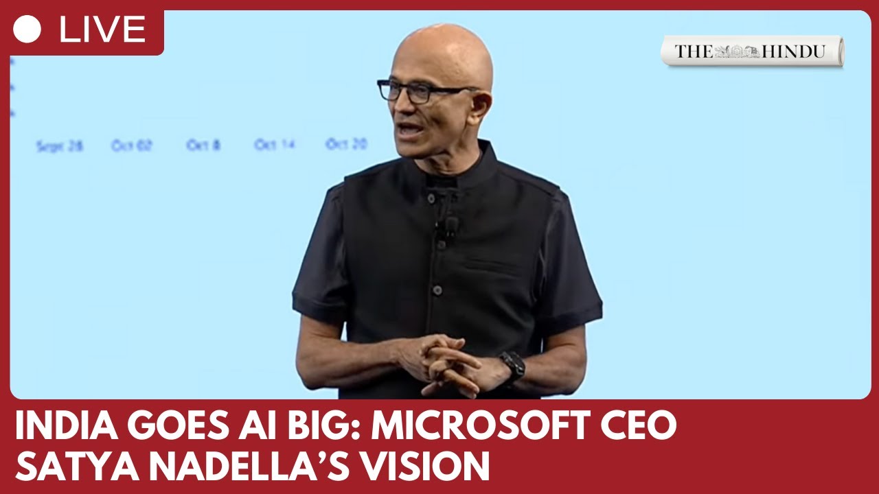 Satya Nadella pitches AI‑first India vision at Microsoft AI Tour in Bengaluru