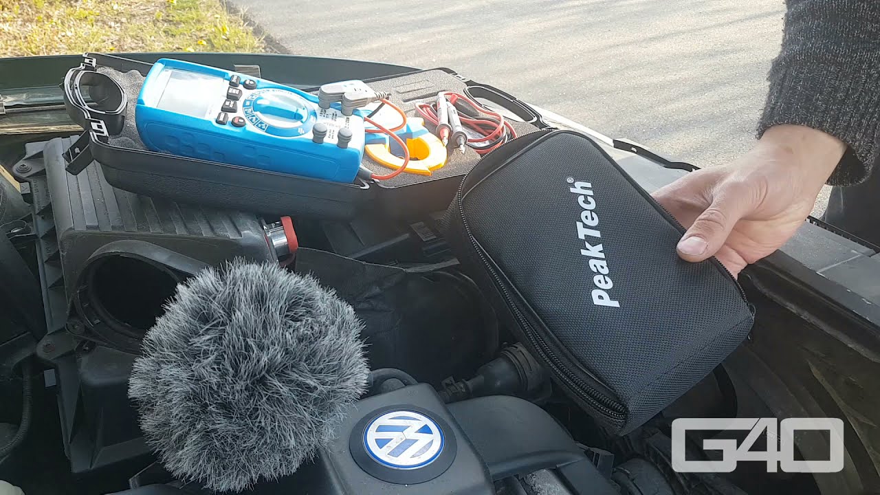 🇩🇪 Einfache Strom- und Spannungsmessungen am Auto | PeakTech