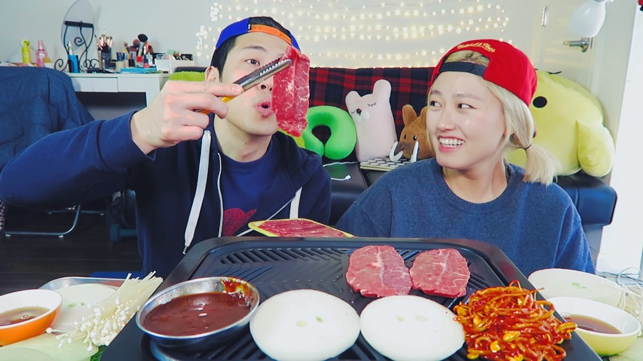 [Part 1] Korean Grilling at Home mukbang