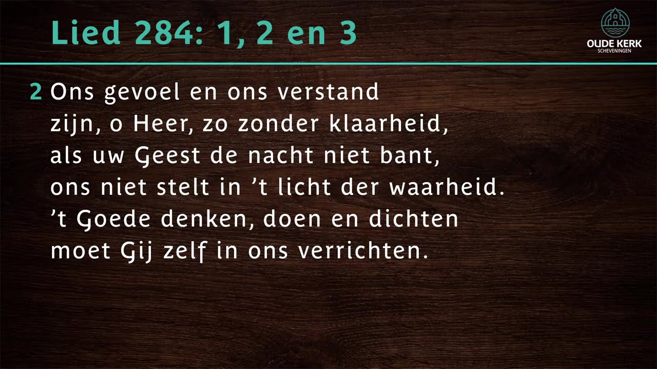 Ds. A.L.A. den Besten  zondag 8 februari 2026 | Oude Kerk Scheveningen