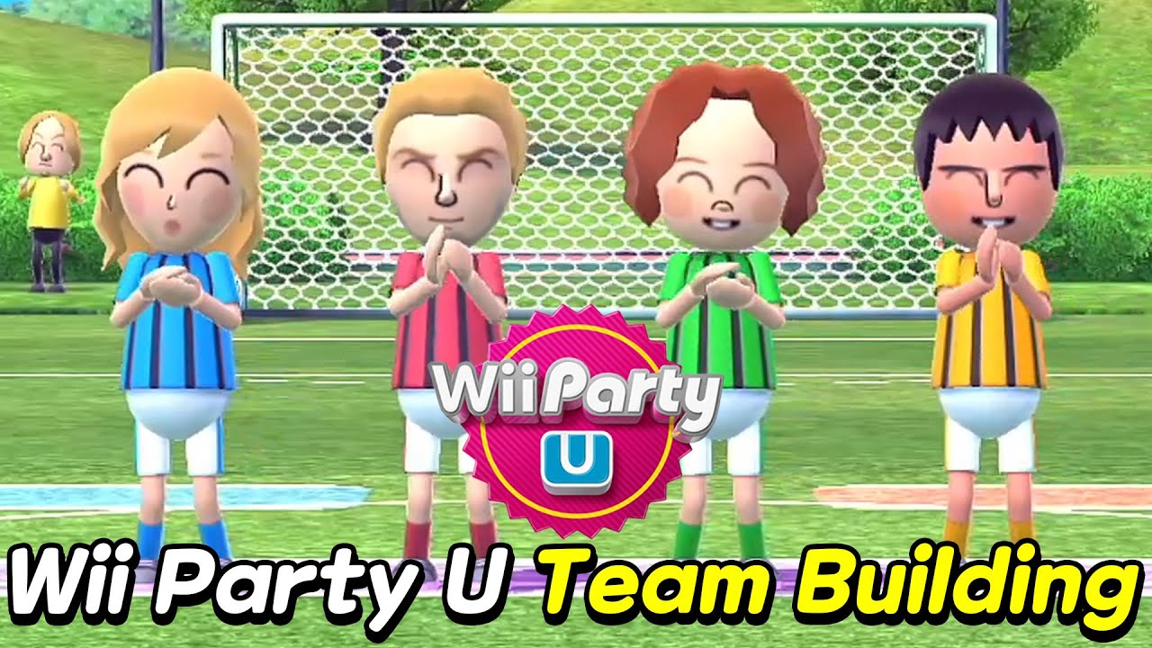 Wii Party U - Team Building 🎵 Peach Vs Matt Vs Giulia Vs Dunbar | Expert com | AlexGamingTV