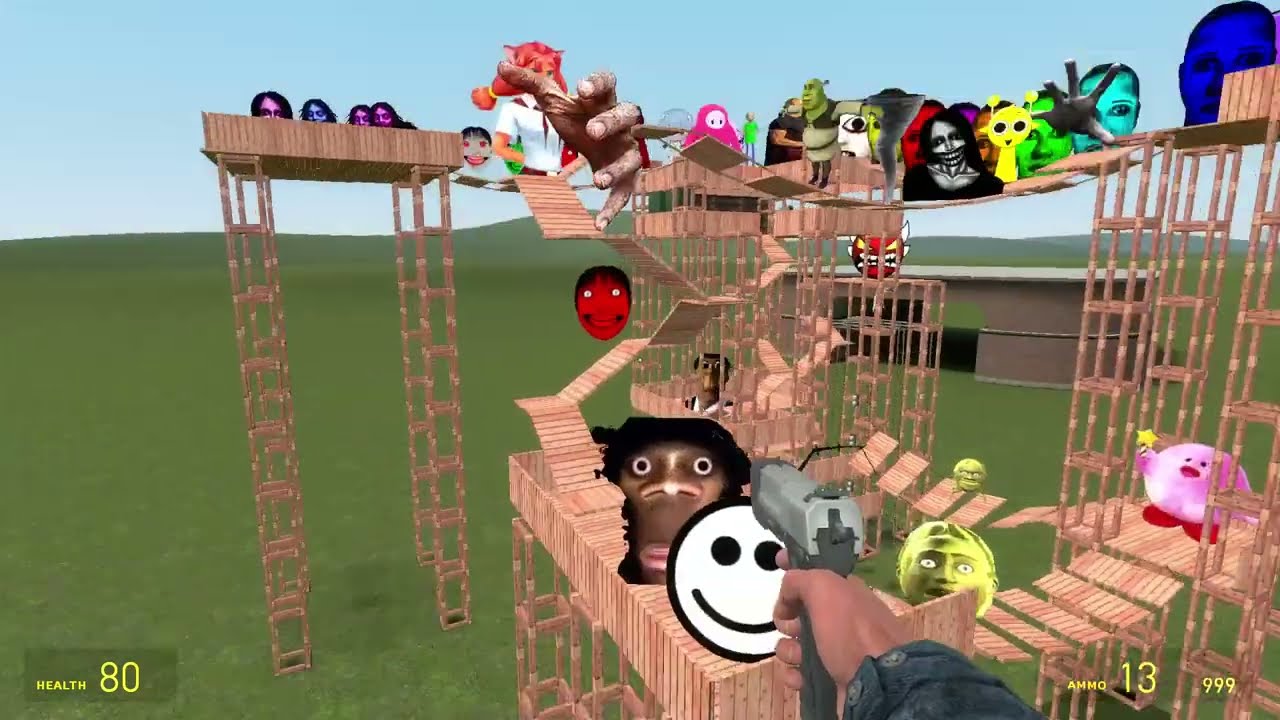 Too Much Nextbot Vs Towers In Garry's Mod