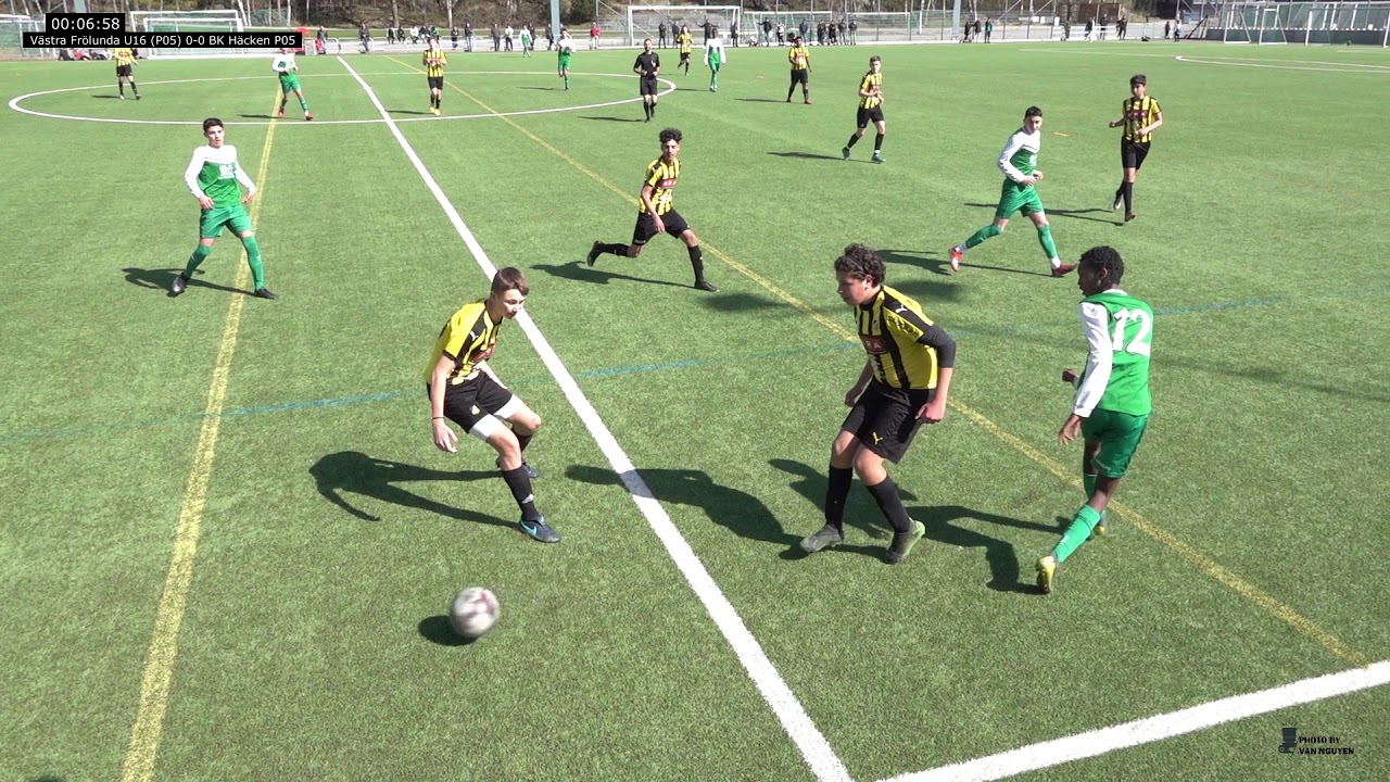 Träningsmatch: Västra Frölunda U16(P05) - BK Häcken P05