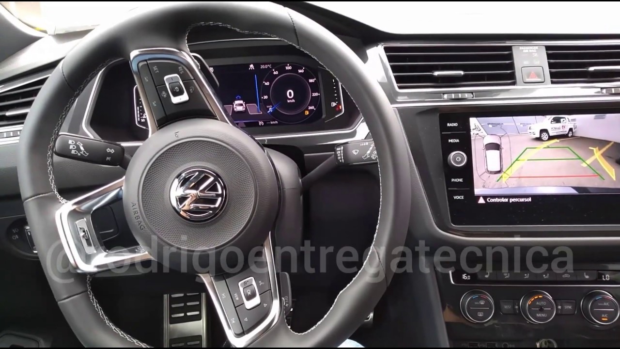 VW Tiguan Allspace R-Line 350TSI: Park Assist | Rodrigo Entrega Técnica