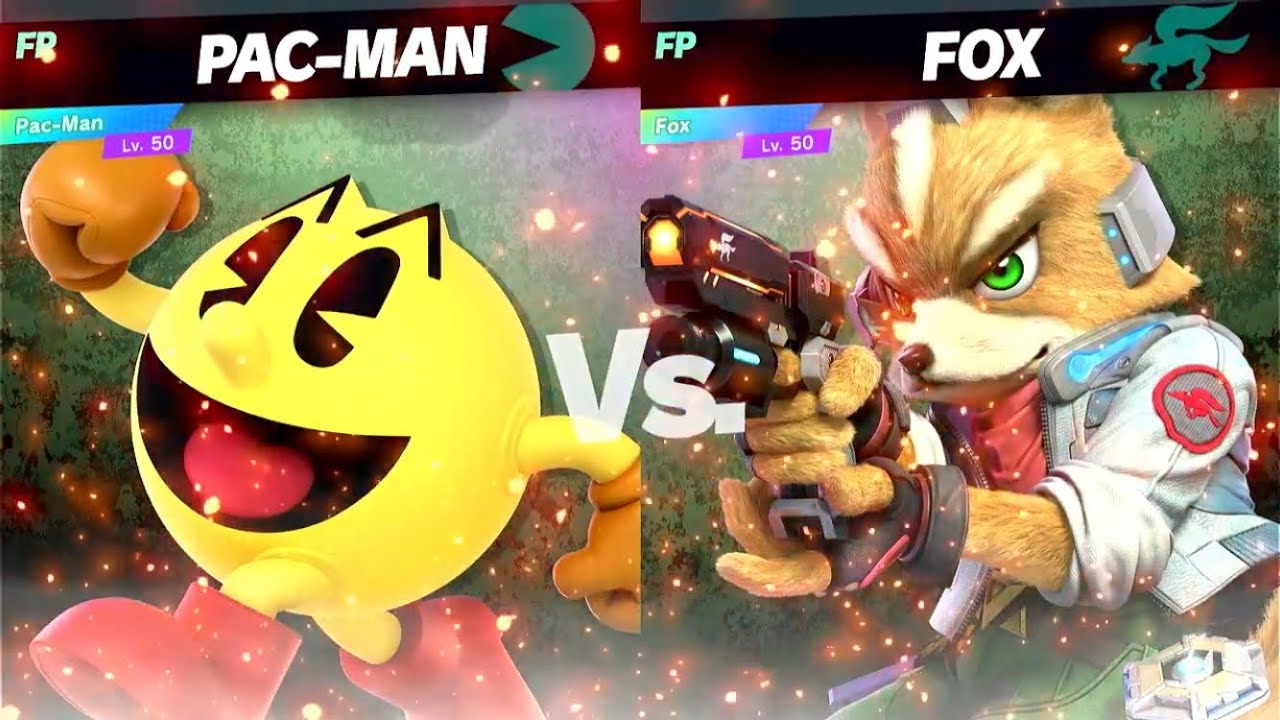Super Smash Bros Ultimate Amiibo Fights Pac Man vs the World #7 vs Fox