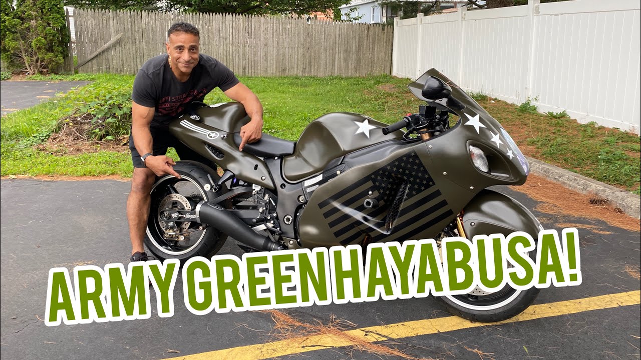 ARMY THEMED CUSTOM HAYABUSA!