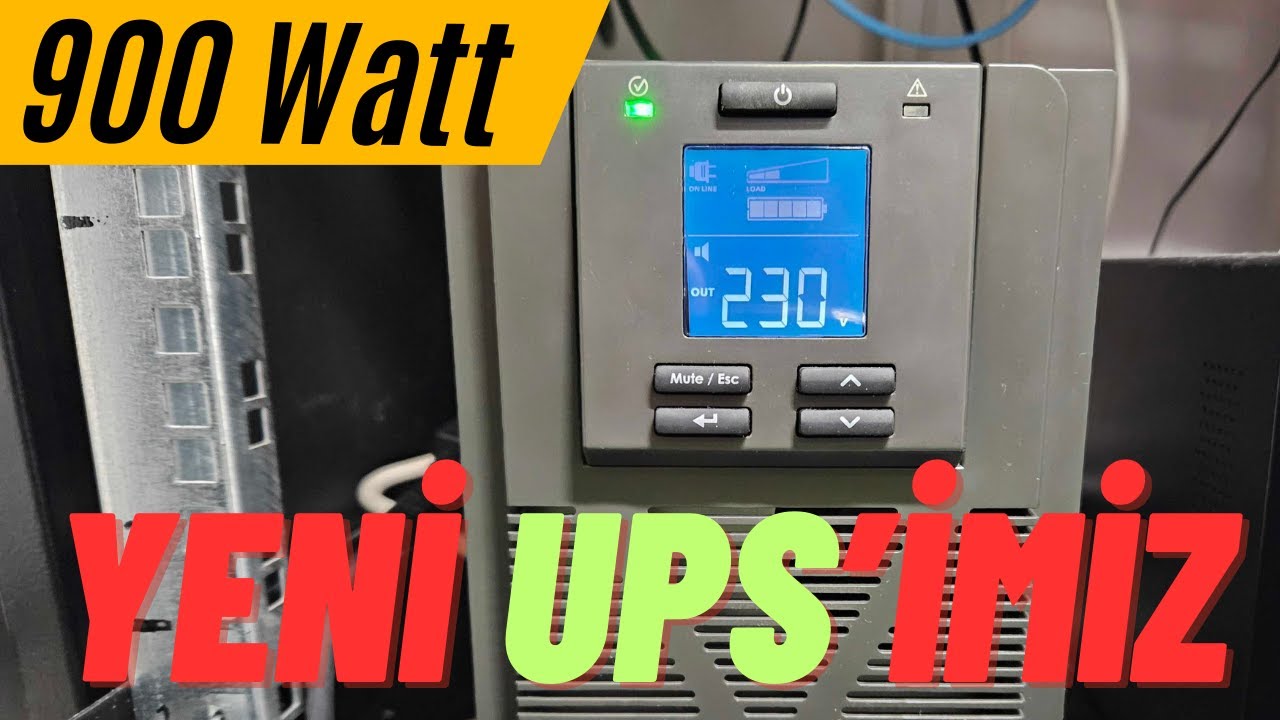 Elektrik Kesintilerine Karşı Önlem: Yeni UPS'imiz