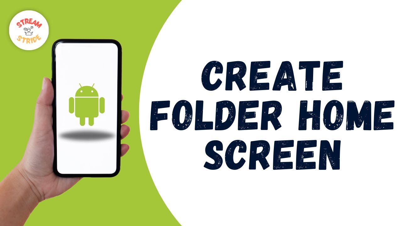 How to create a folder home screen on android
