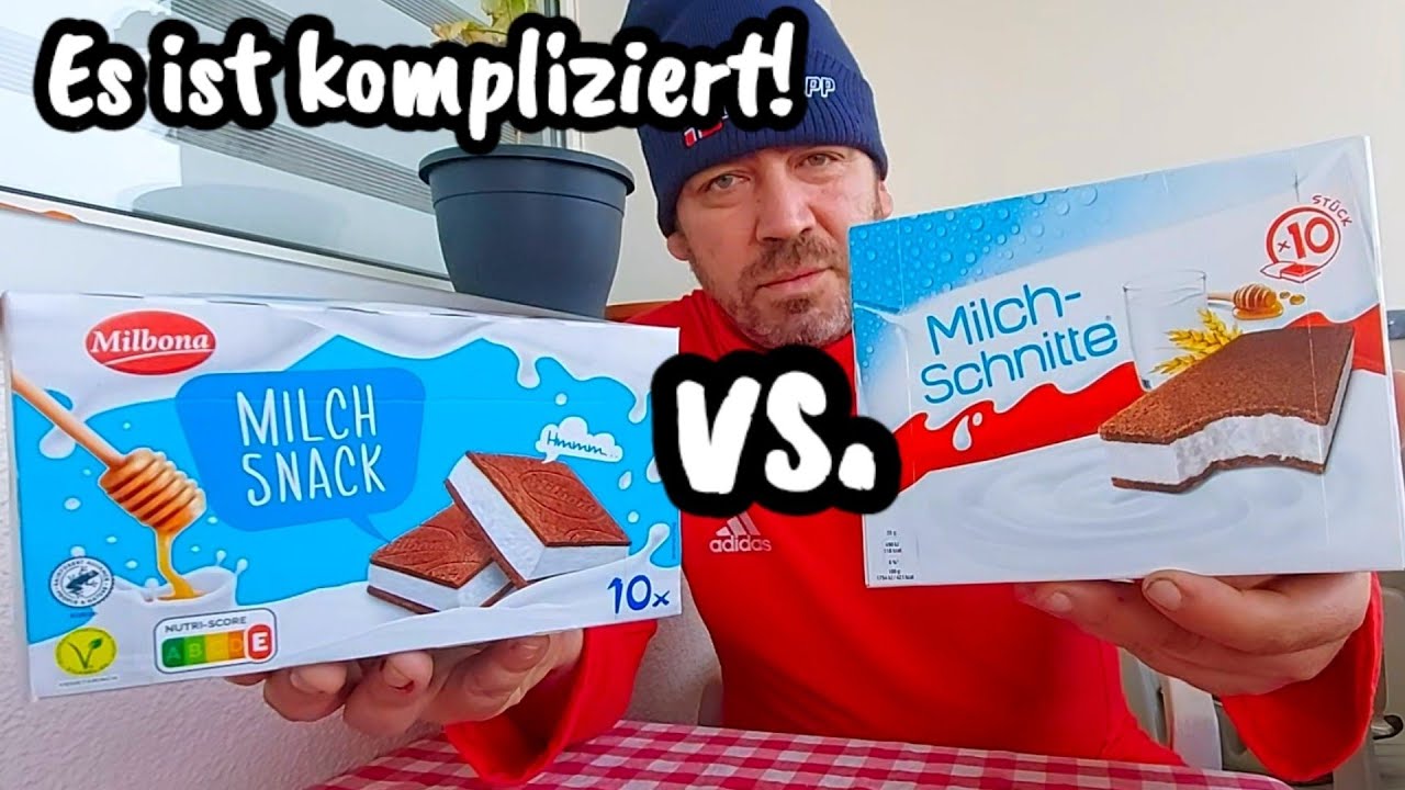 Kinder Milchschnitte vs. Milbona Milchsnack (Welche schmeckt besser?)