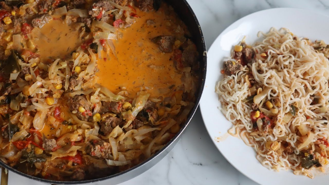 Low Carb Creamy Hamburger Stir Fry