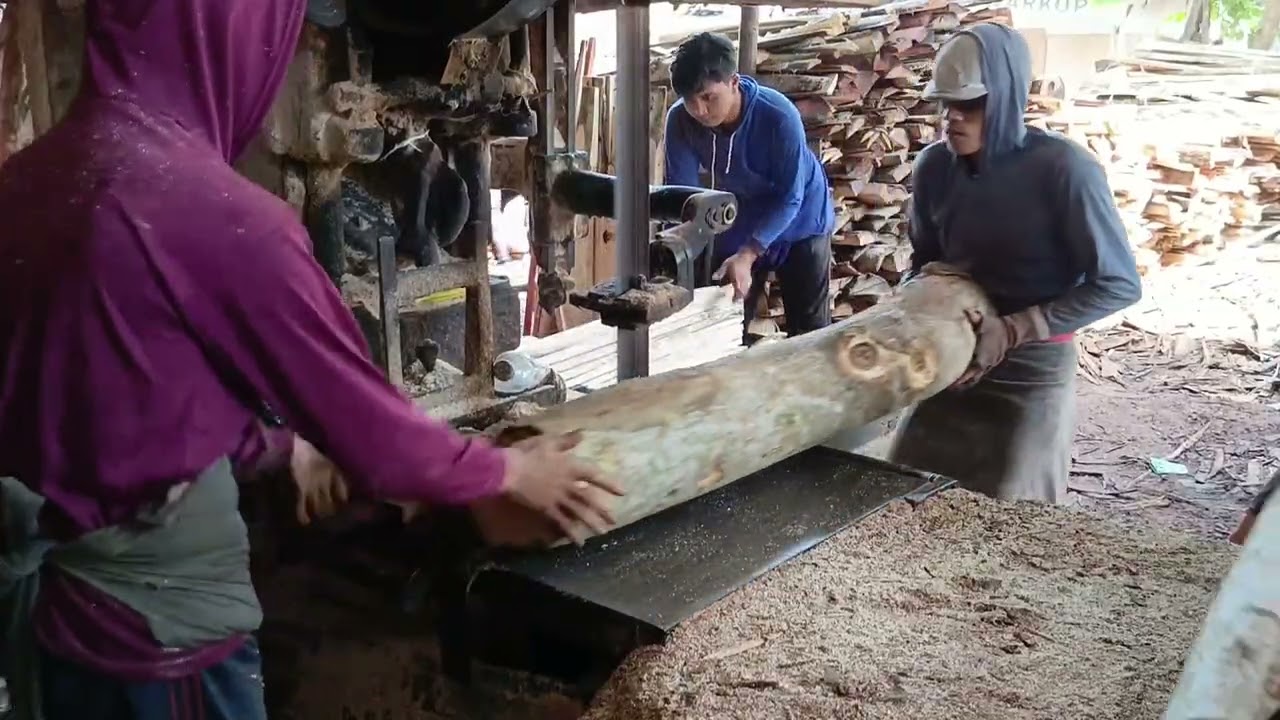 UNTUNG BERLIPAT POTONG KAYU BALOK PAPAN