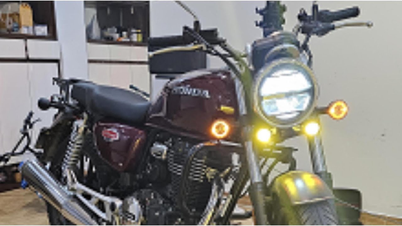 Install kewig k11 auxiliary light for CB305