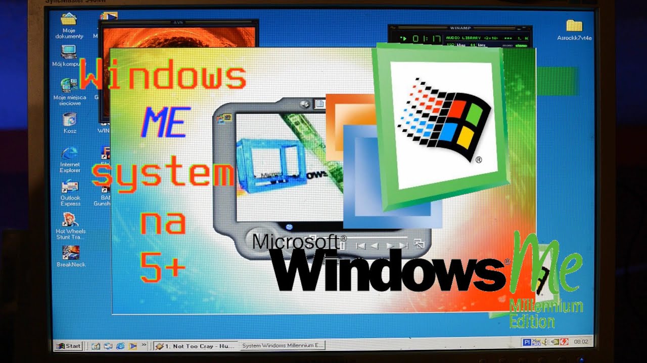 Windows ME i stary komputer. System kt&oacute;ry jest naprawdę dobry.