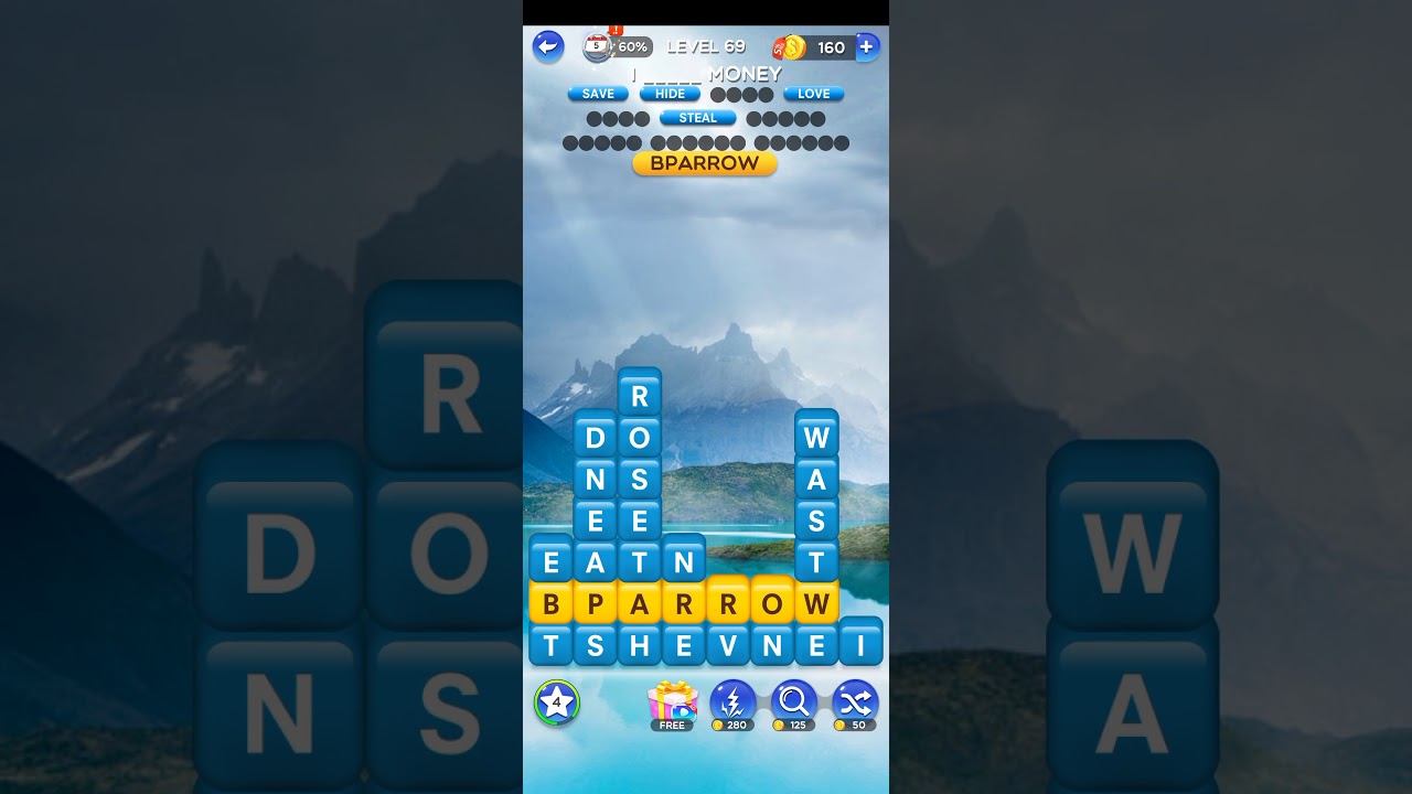 Word Crush Level 69 | Word Crush I _____ Money