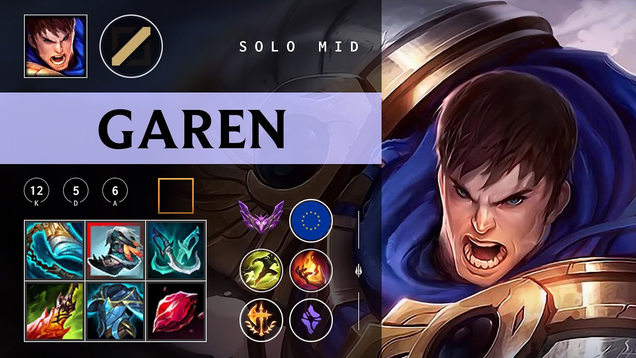 Garen Mid vs Akali - EUW Master Patch 26.02