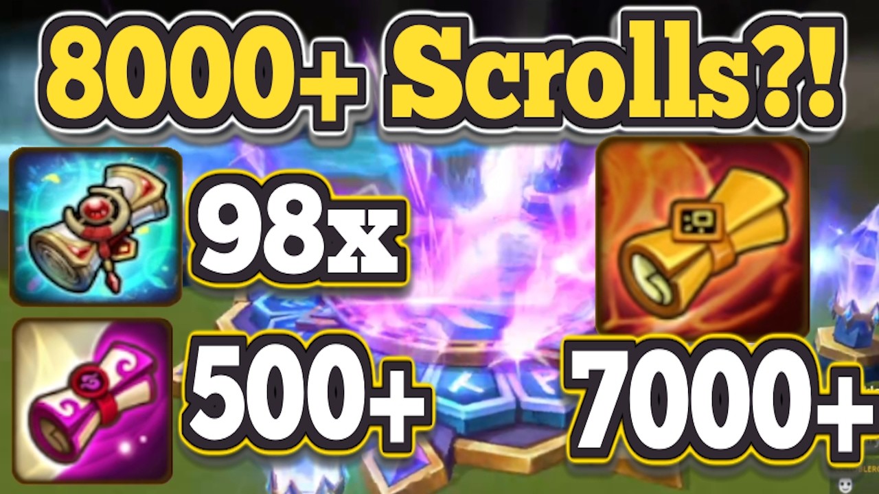 Вот как выглядит призыв 8000+ свитков в Summoners War!
