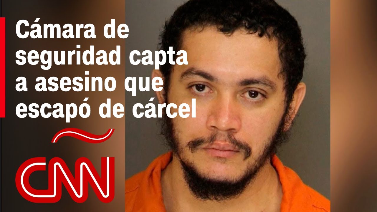Cámara de seguridad capta al convicto que escapó de una cárcel en Pensilvania