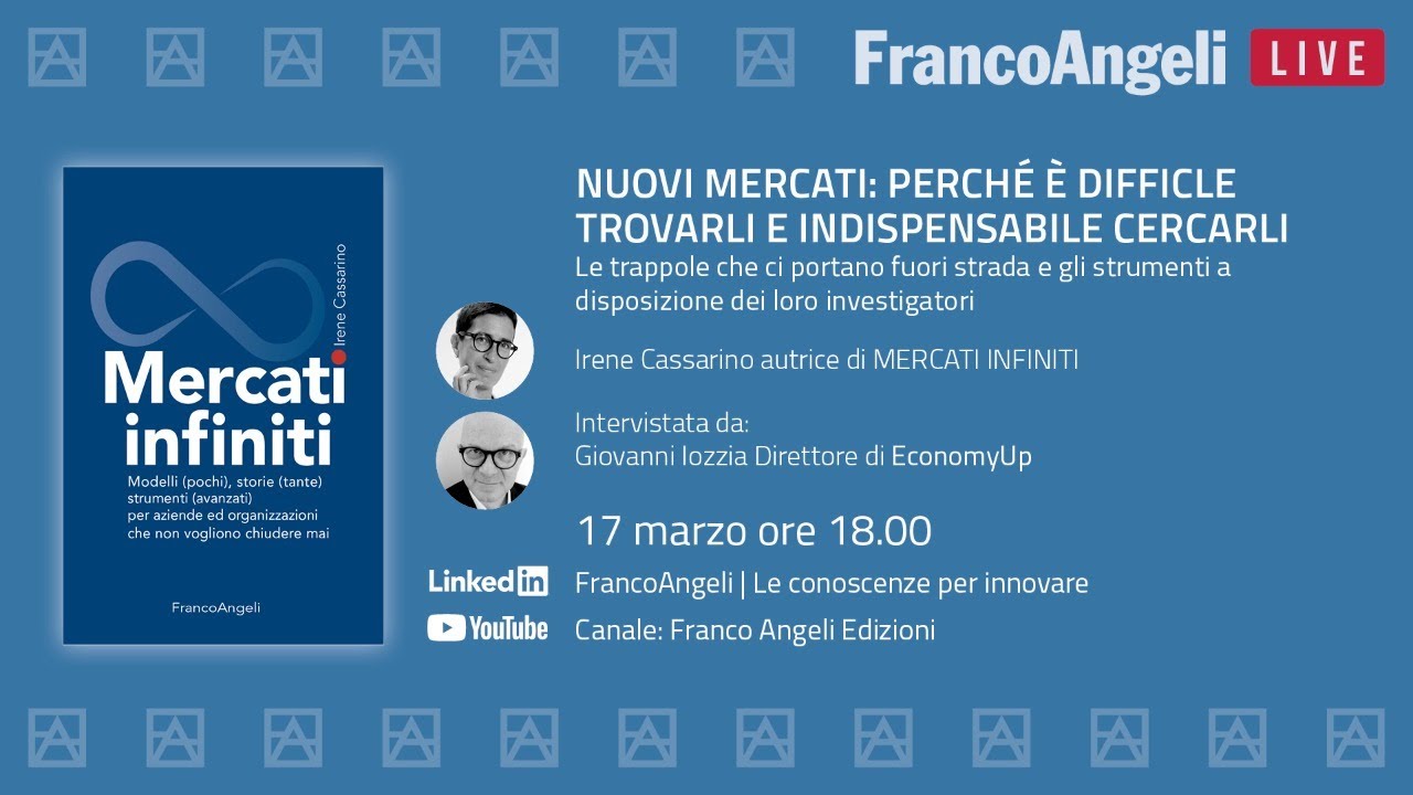 NUOVI MERCATI: DIFFICILE TROVARLI, INDISPENSABILE CERCARLI