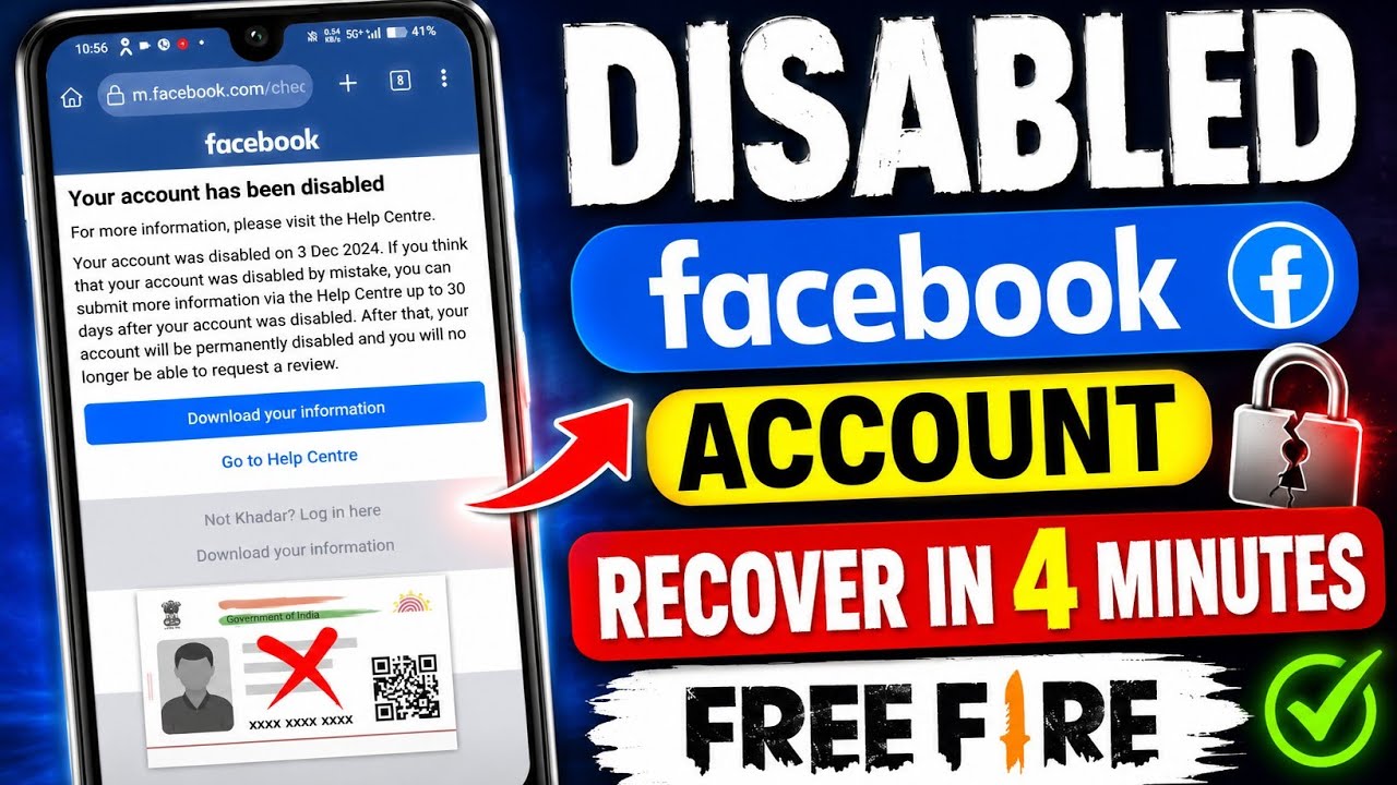 how to recover disabled facebook account 2026without id | facebook disabled account recovery Unique