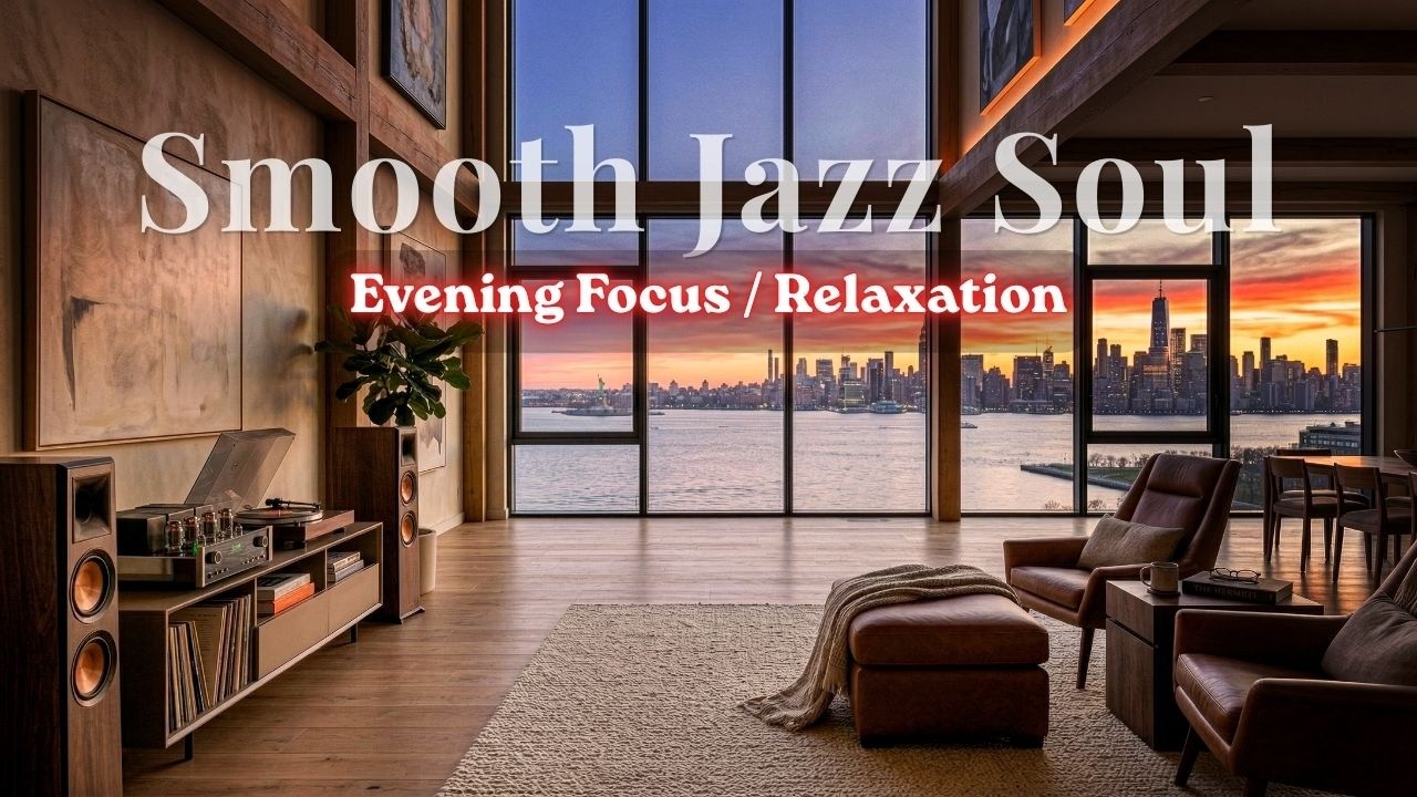 Smooth Jazz Soul | 90s R&B Vibes for Evening Focus & Deep Relaxation | 3 Hours