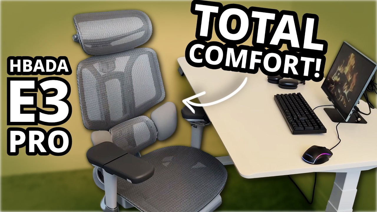 Hbada E3 Pro: The Chair That Adapts to Your Every Move!