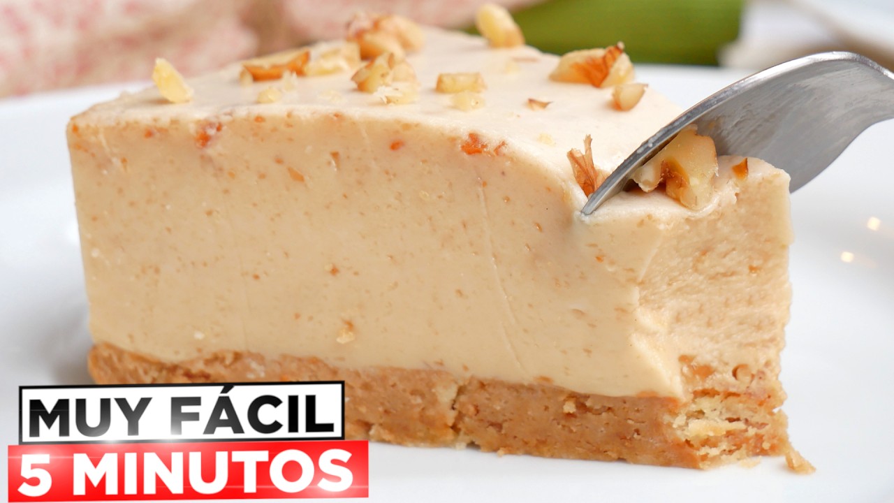 TARTA de TURRÓN en 5 MINUTOS 🍰🎄 La Receta Navideña Más Fácil 😍¡SIN HORNO!