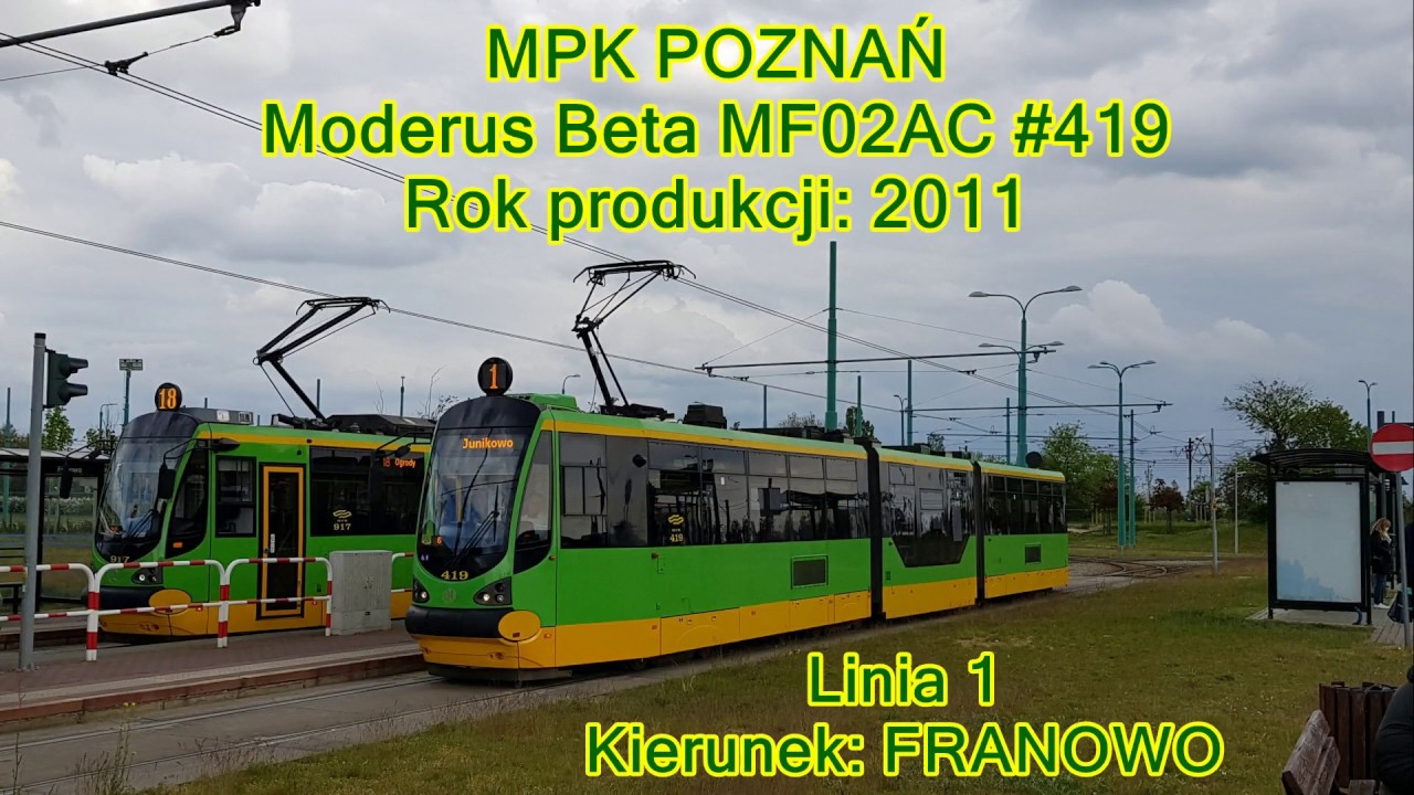 MPK Poznań - Linia 1, Moderus Beta MF02AC 