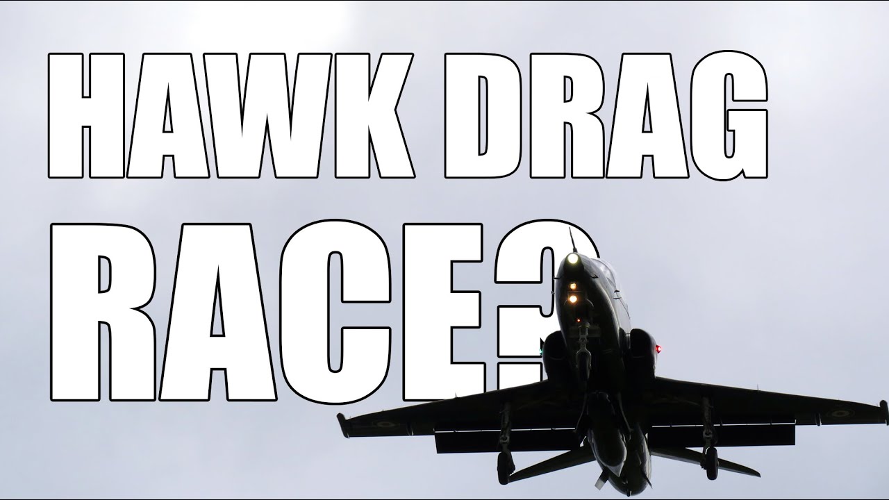 Can RAF Hawks Drag Race?  (RAF Valley Air Base - Ynys M&ocirc;n)