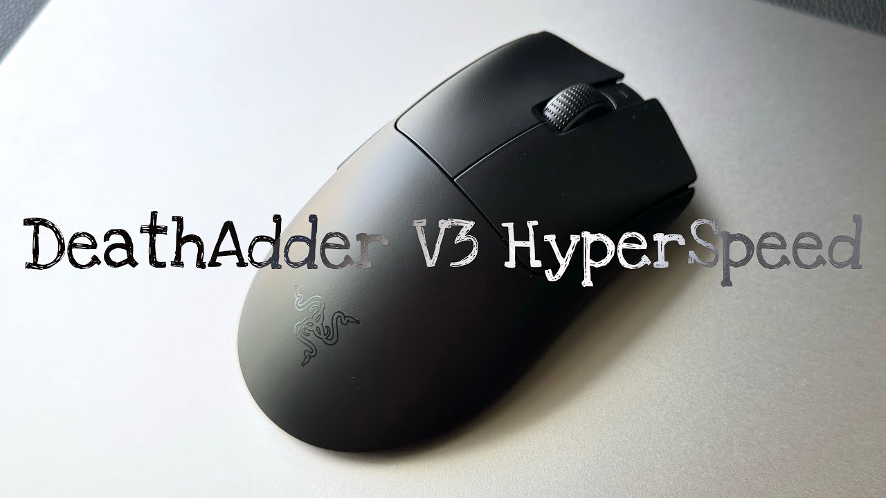 Razer DeadAdder V3 (pro mini?) HyperSpeed Unboxing & First Impressions